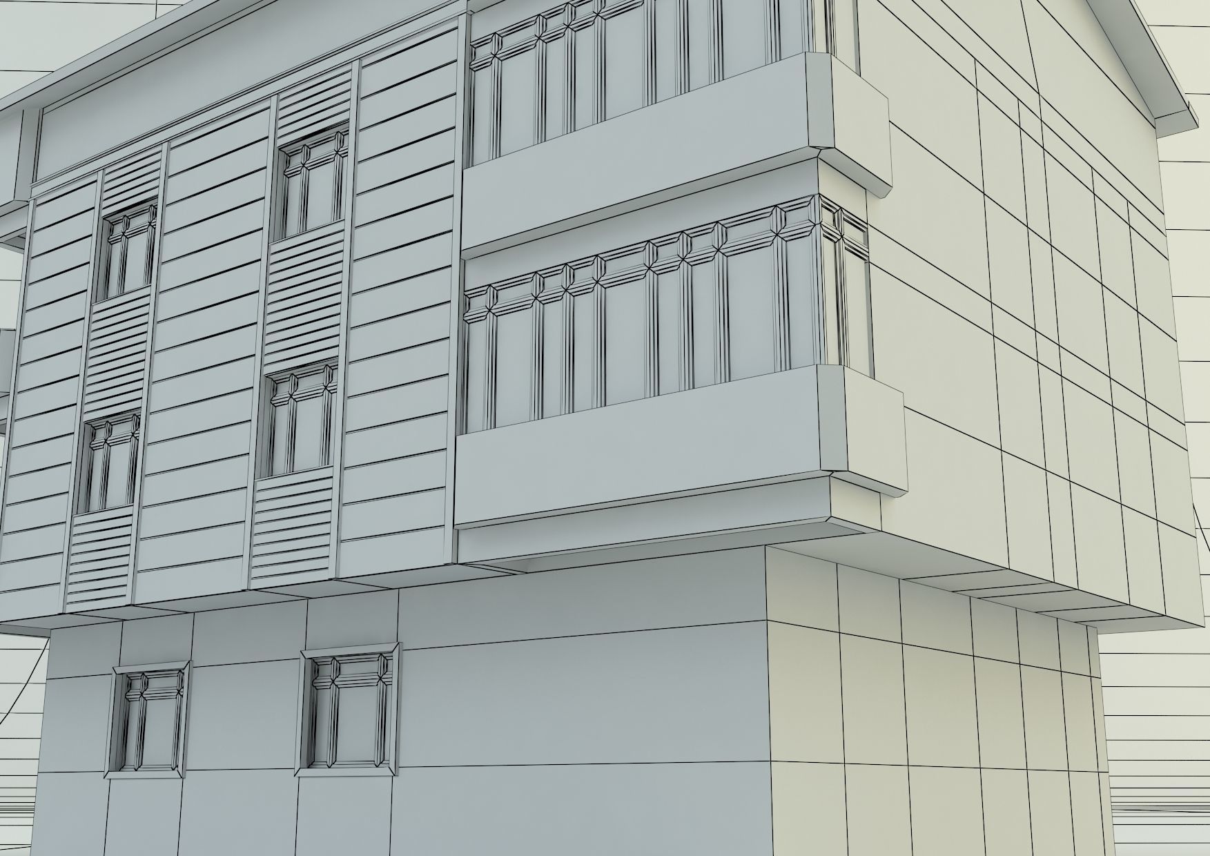 Ornate building 3d model 4 3D model_20