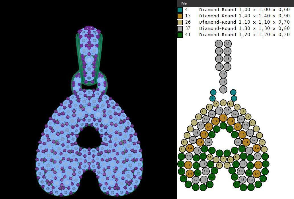 Alphabet Bubble A 3D print model_17