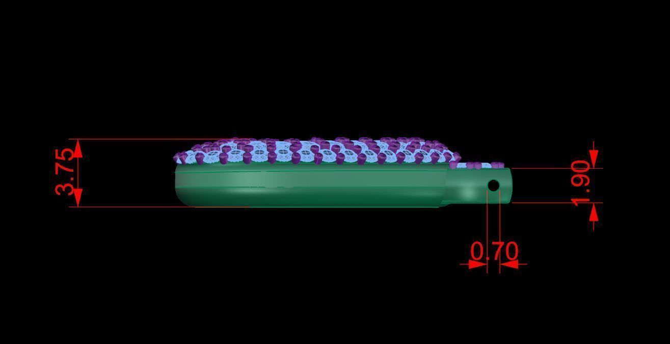 Alphabet Bubble A 3D print model_11