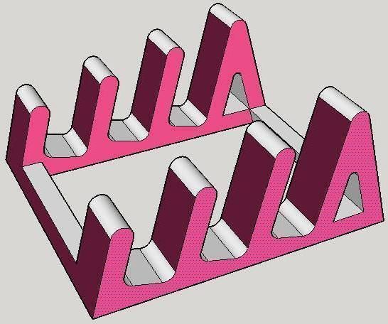 Multi-Pad Holder Free 3D print model_5