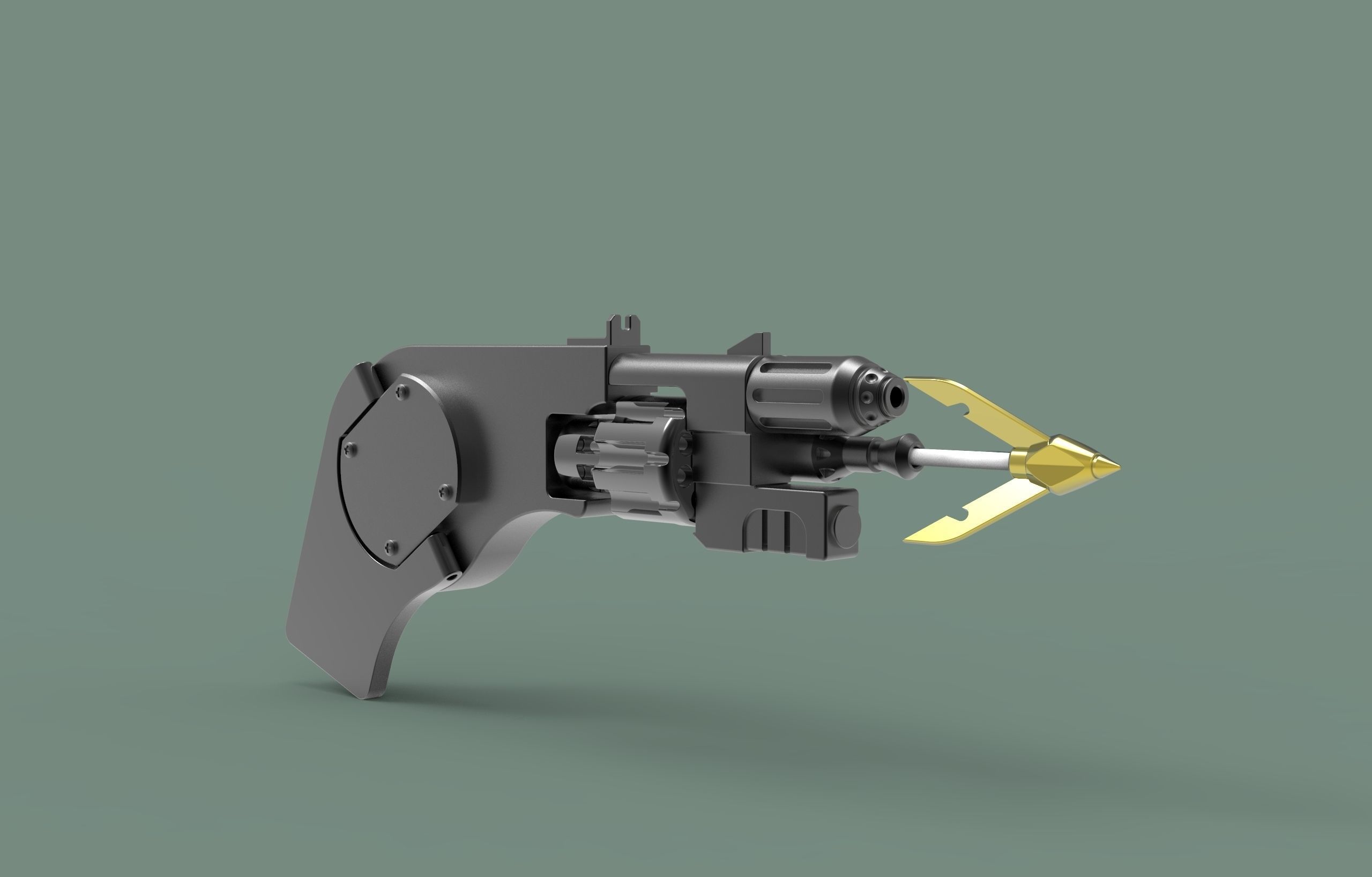 Batman Grapple-gun 3D print model_5