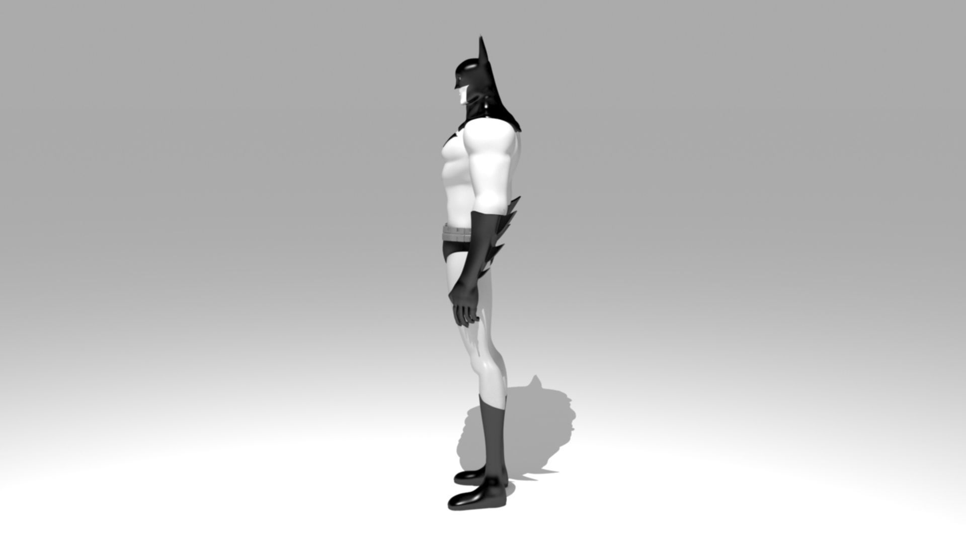Batman Without Wings 3D print model_5