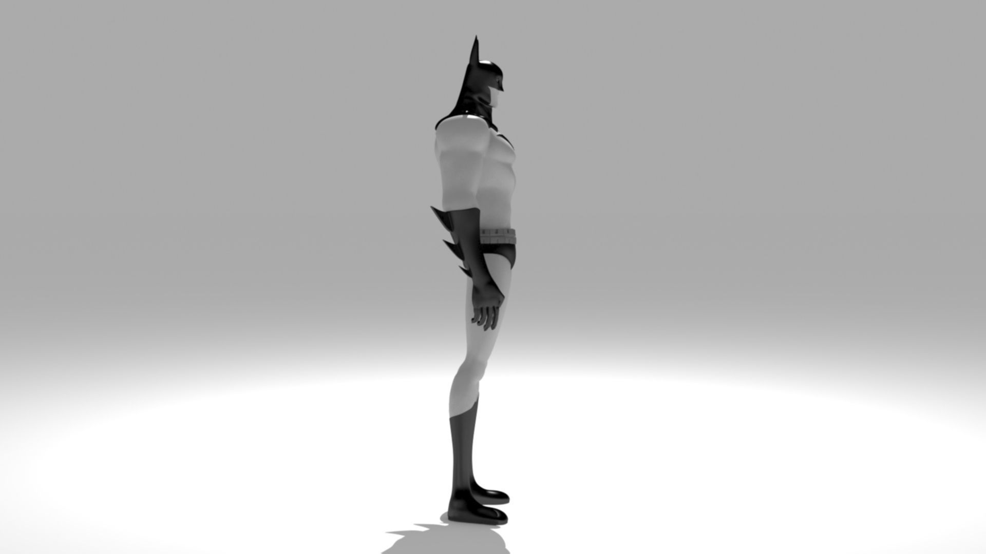 Batman Without Wings 3D print model_7