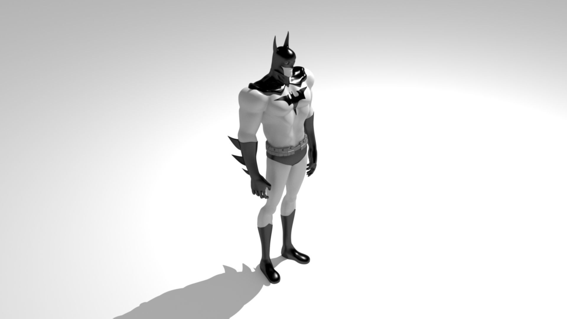 Batman Without Wings 3D print model_2