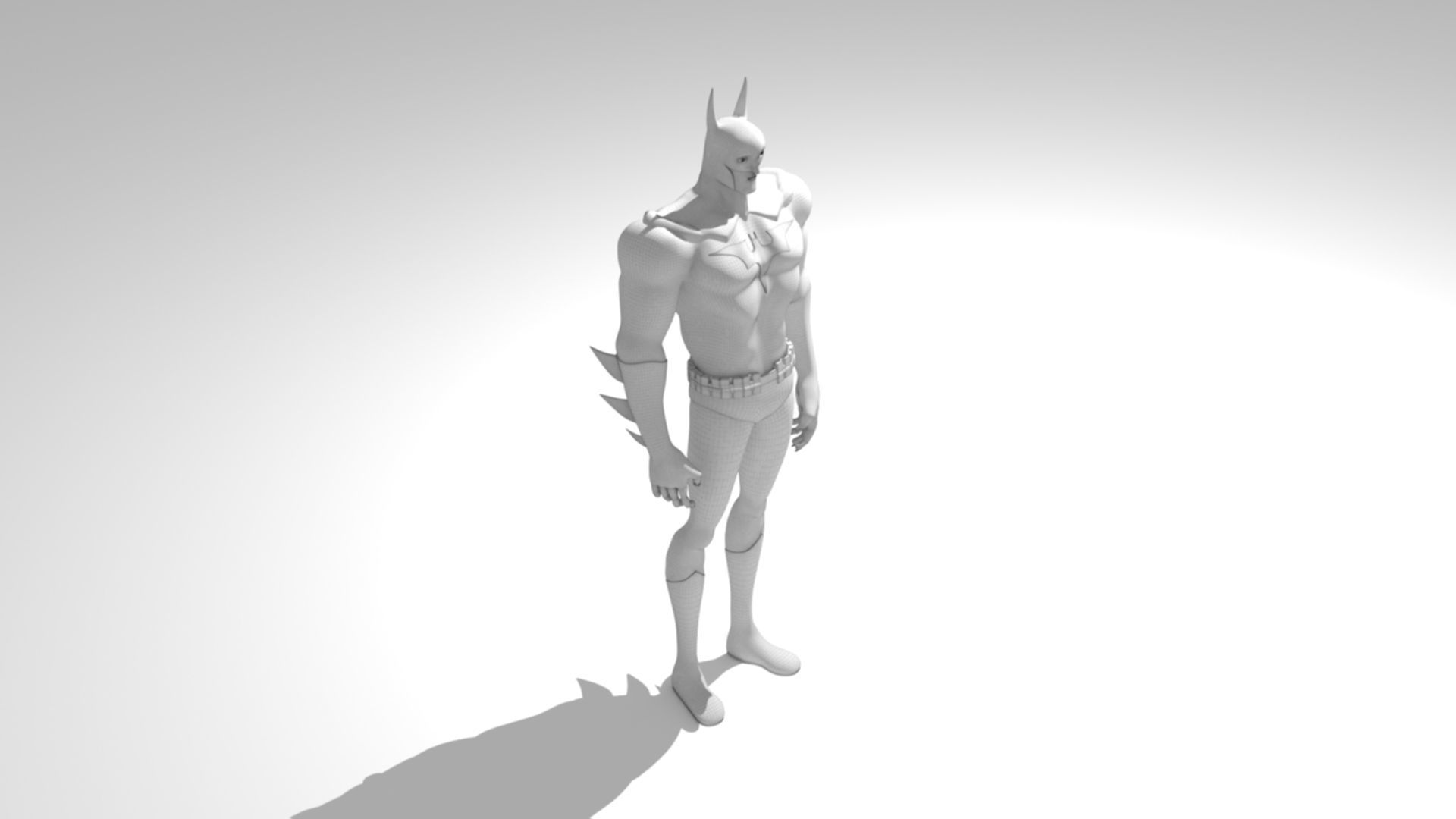 Batman Without Wings 3D print model_9