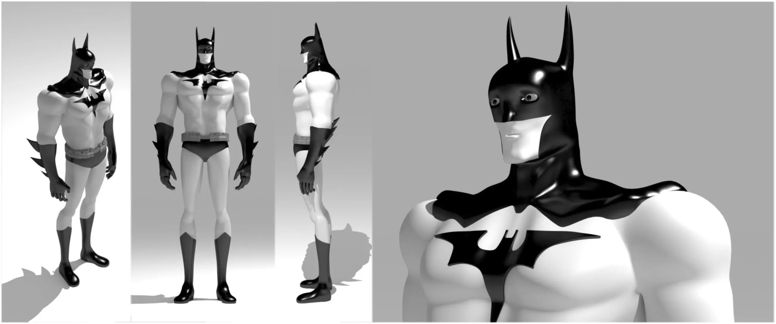 Batman Without Wings 3D print model_0