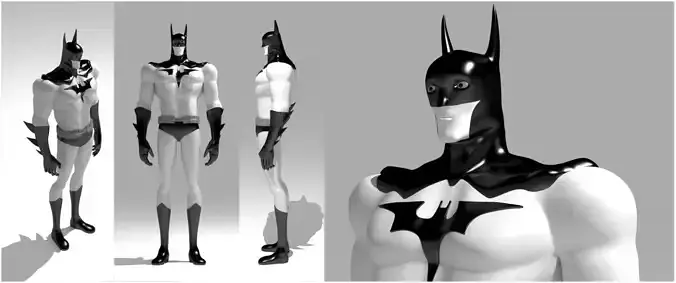 Batman Without Wings 3D print model