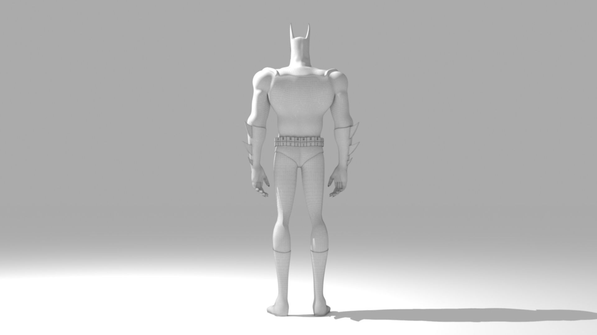 Batman Without Wings 3D print model_12