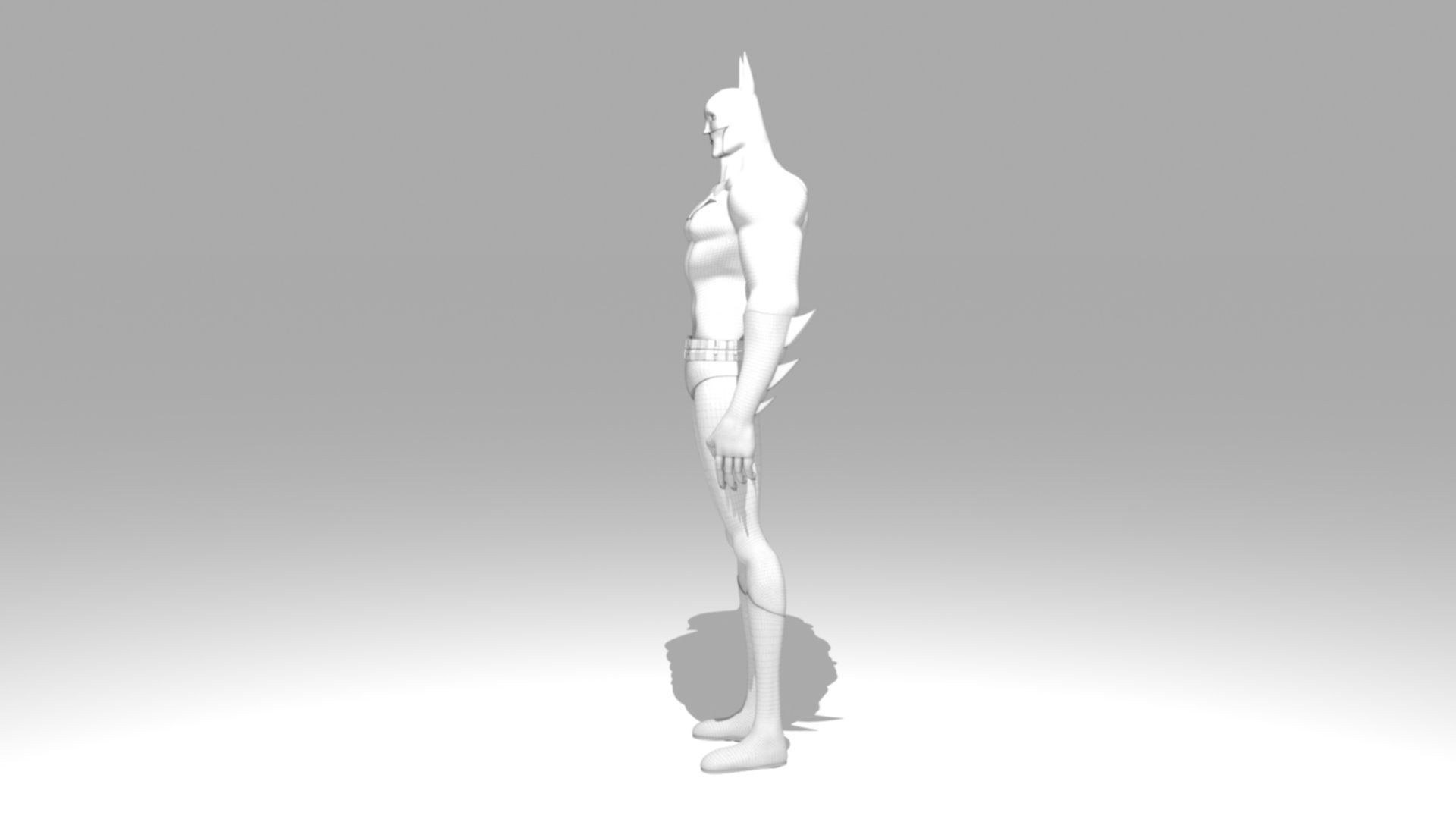 Batman Without Wings 3D print model_11
