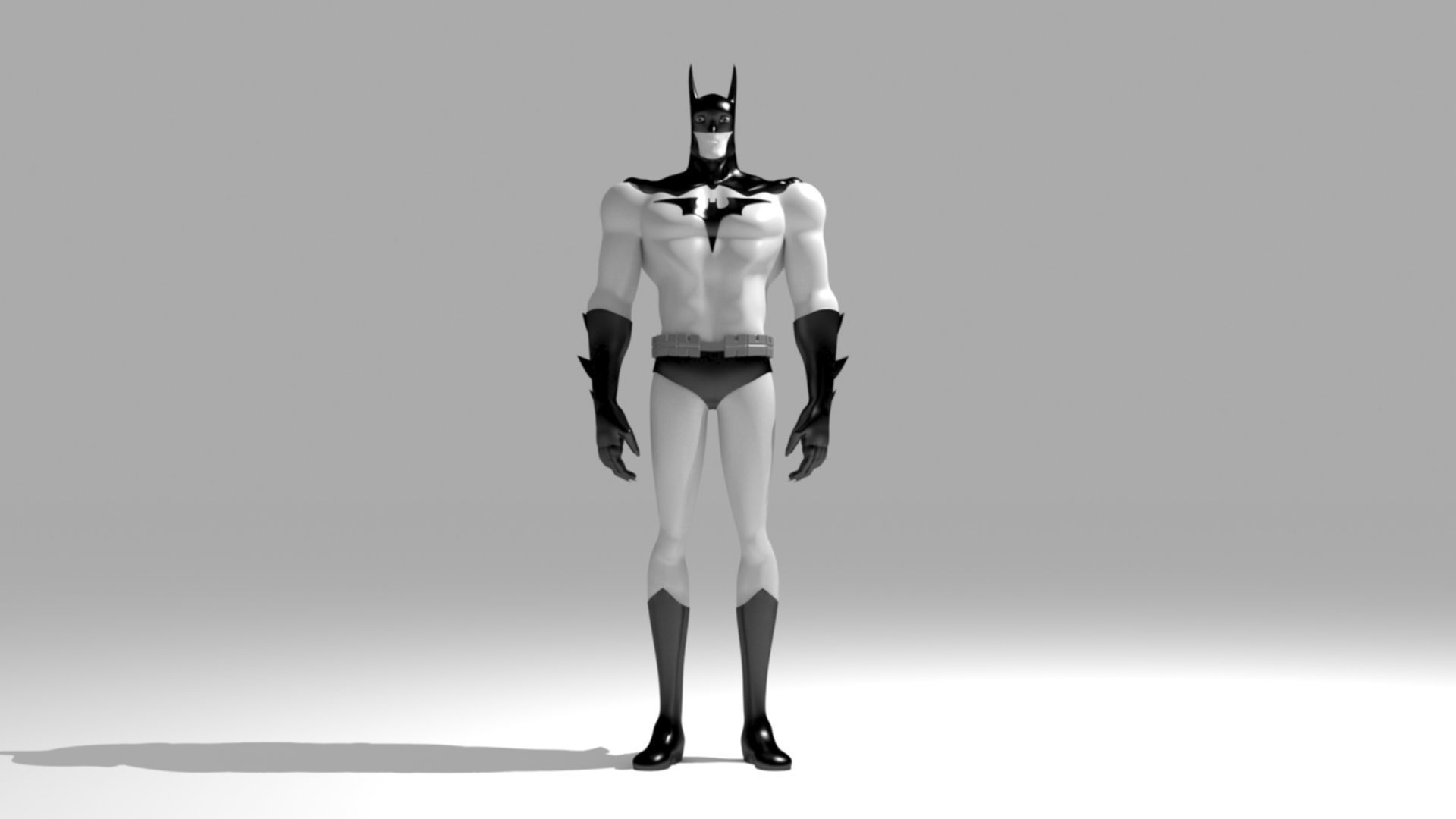 Batman Without Wings 3D print model_4