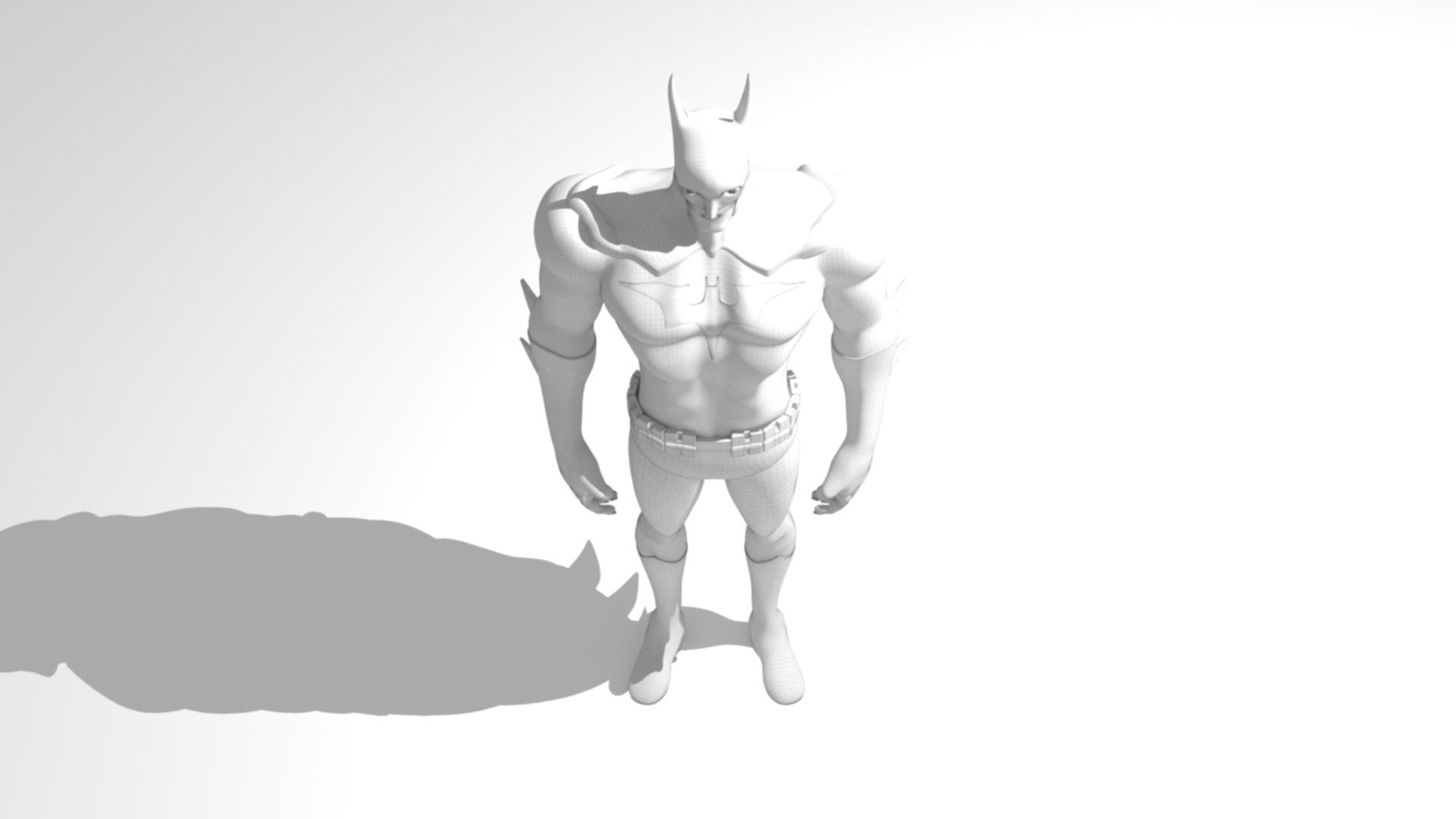 Batman Without Wings 3D print model_14
