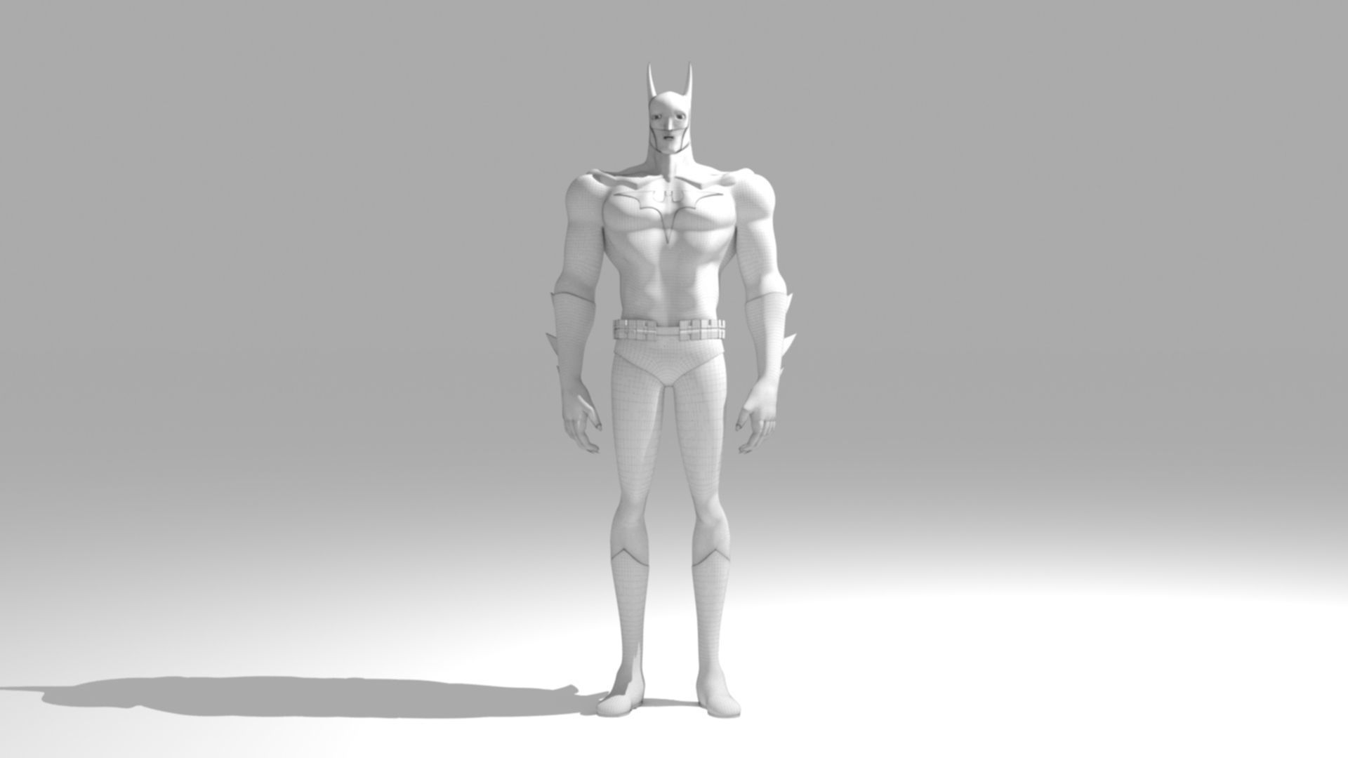 Batman Without Wings 3D print model_10