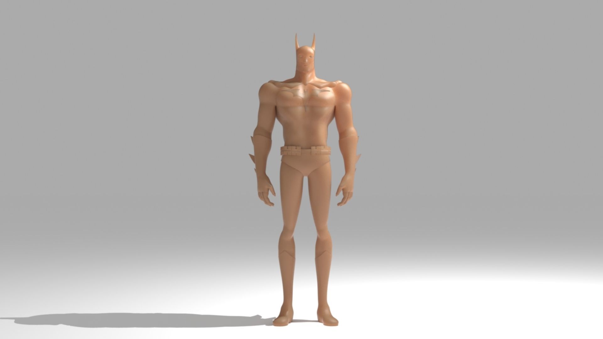 Batman Without Wings 3D print model_16