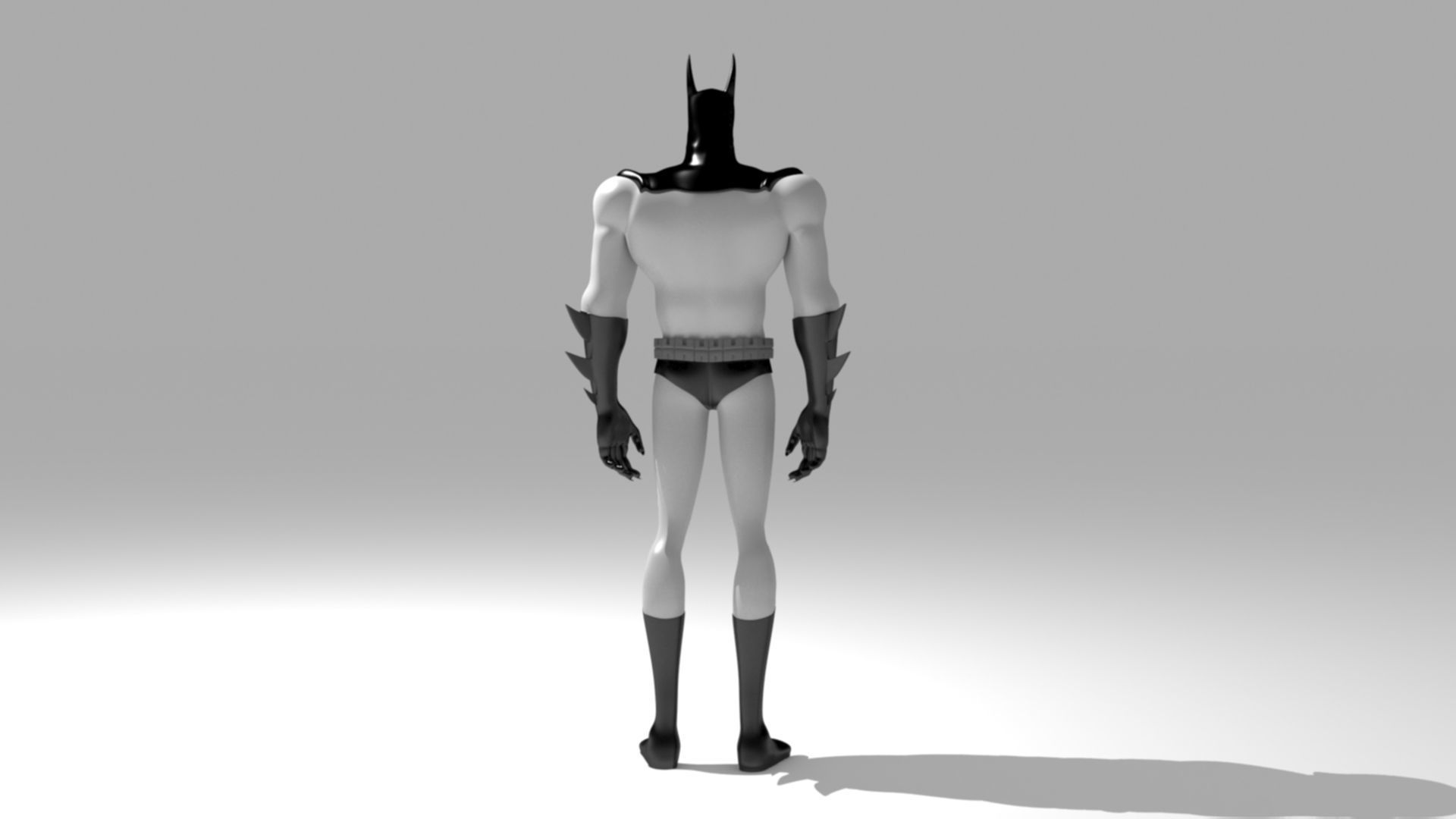 Batman Without Wings 3D print model_6