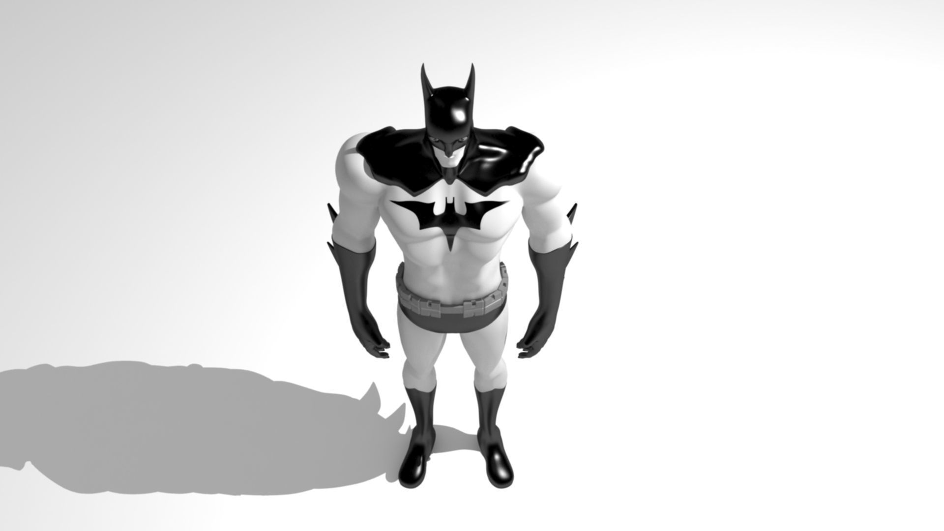 Batman Without Wings 3D print model_8