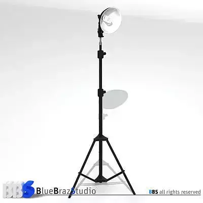 Light umbrella and lamp holder 3D model