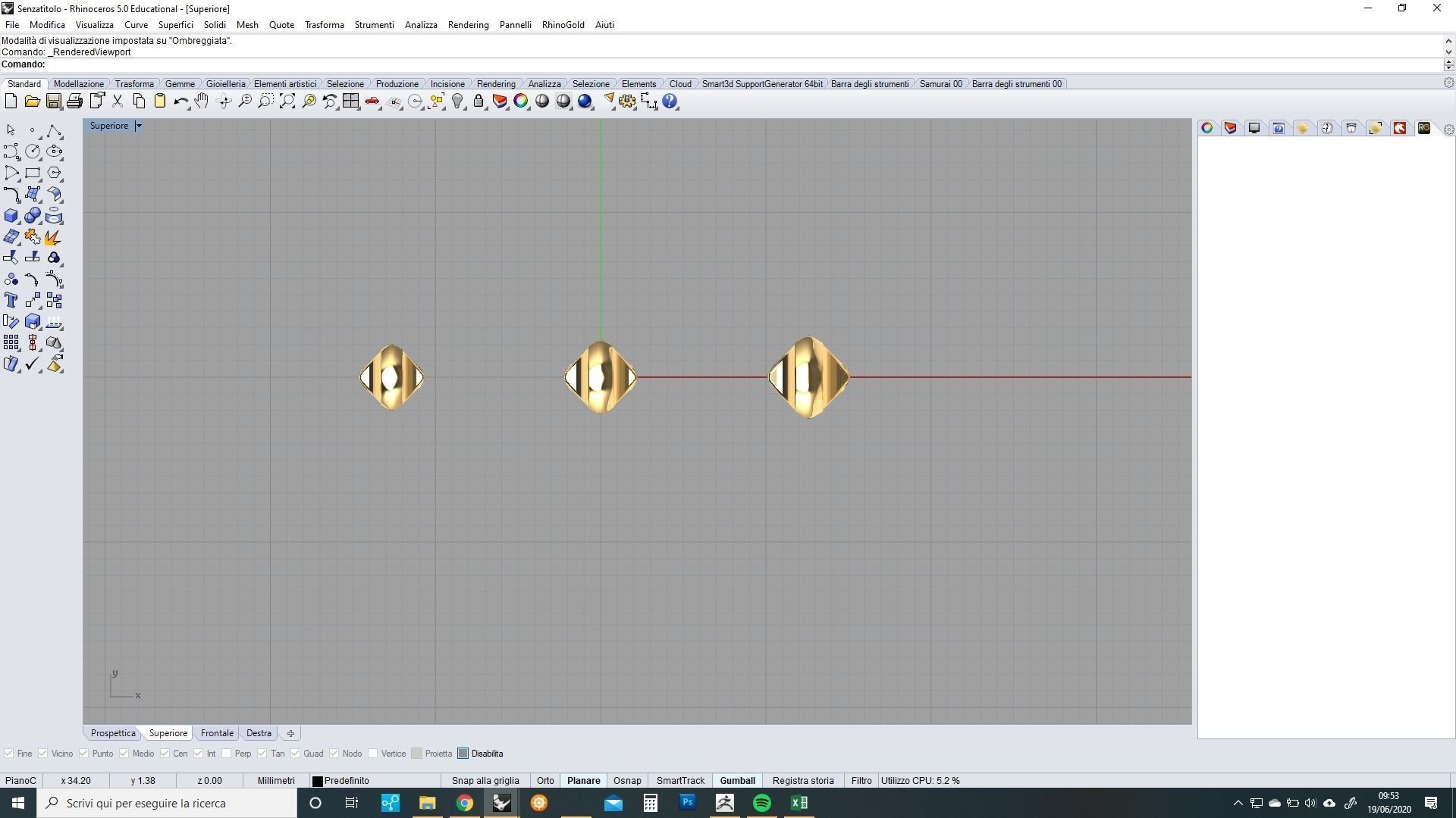 Chain link 3D print model_6