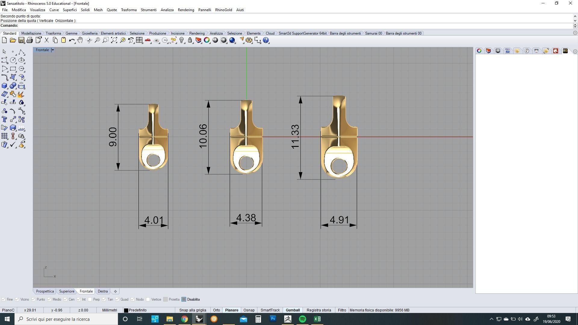 Chain link 3D print model_5