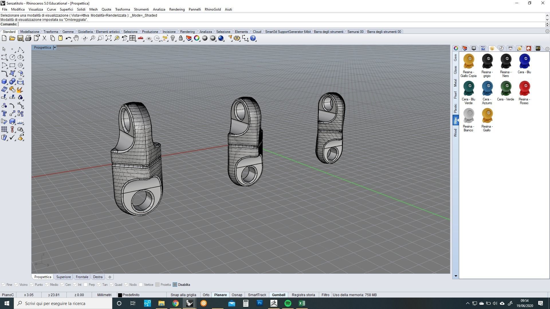 Chain link 3D print model_8