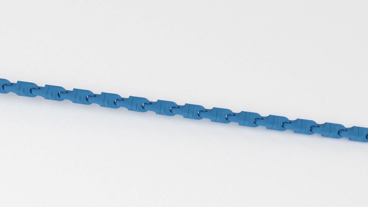Chain link 3D print model_4