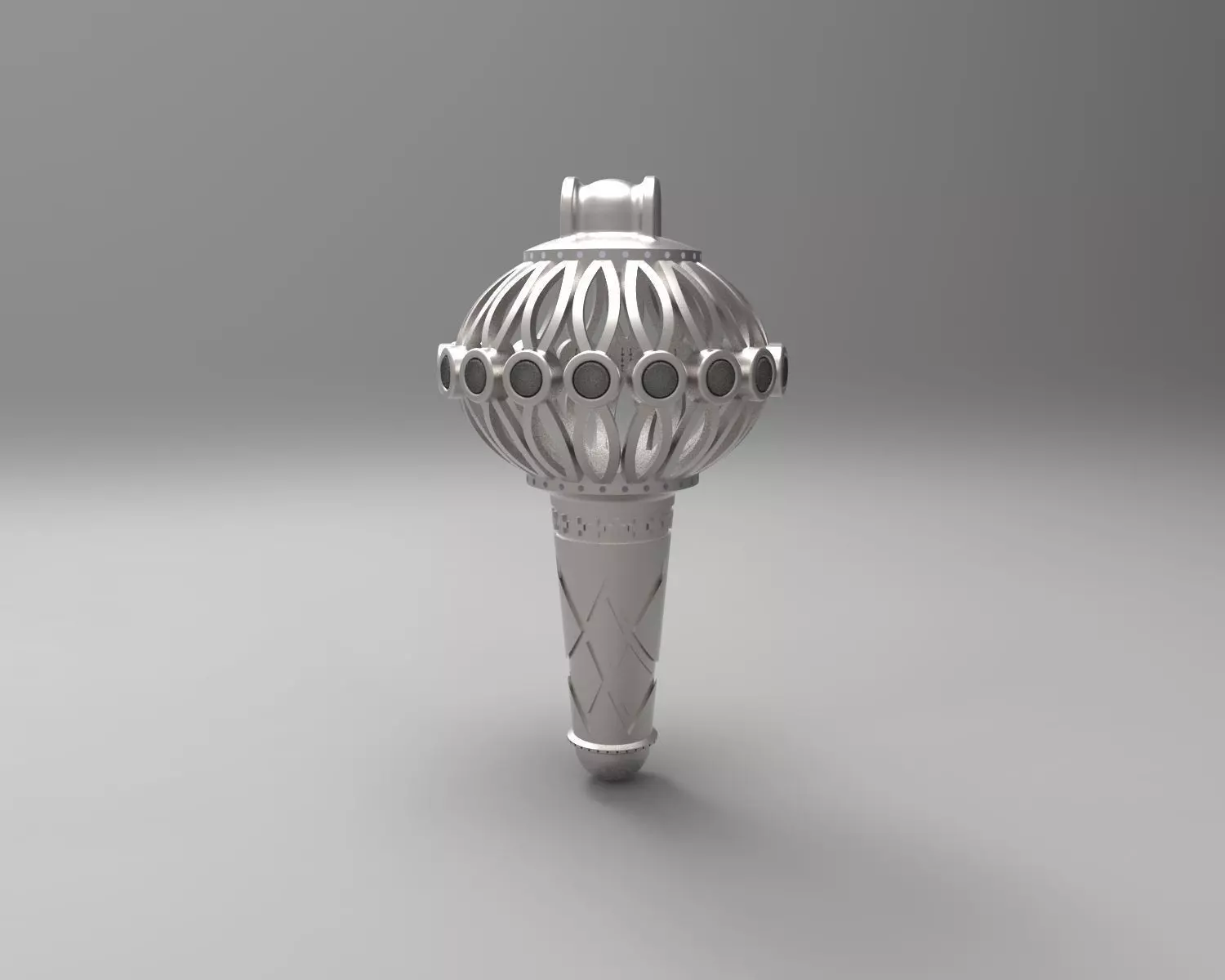Locate silver ball 3D print model_0