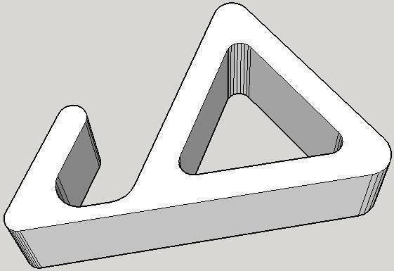 Simple iPad Stand Free 3D print model_1