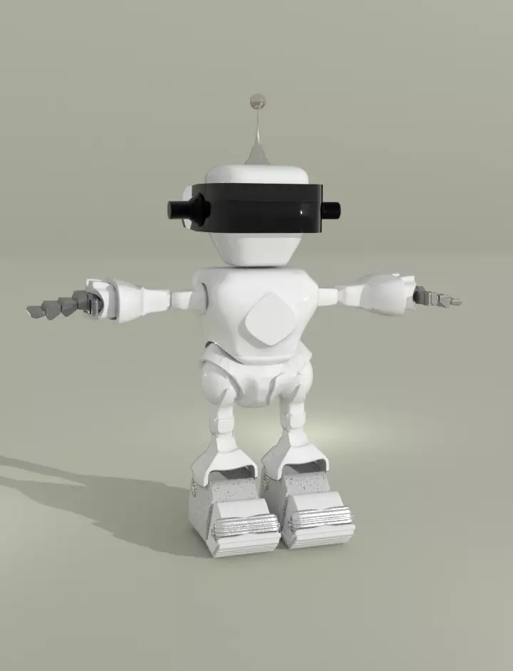 Robot Free 3D model_0
