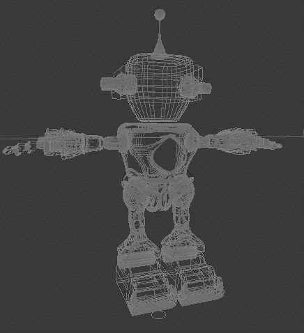 Robot Free 3D model_1