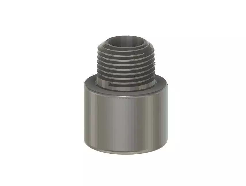 1 2 inch female to 3 8 inch male pipe adaptor fitting 3D print model