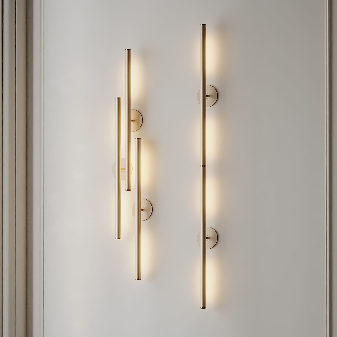 Formation Double Wall Sconce by Jonathan Ben-Tovim 3D model_1