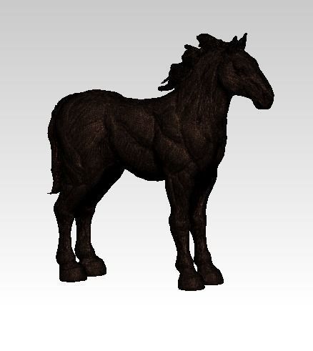 Horse statue  3D print model_4
