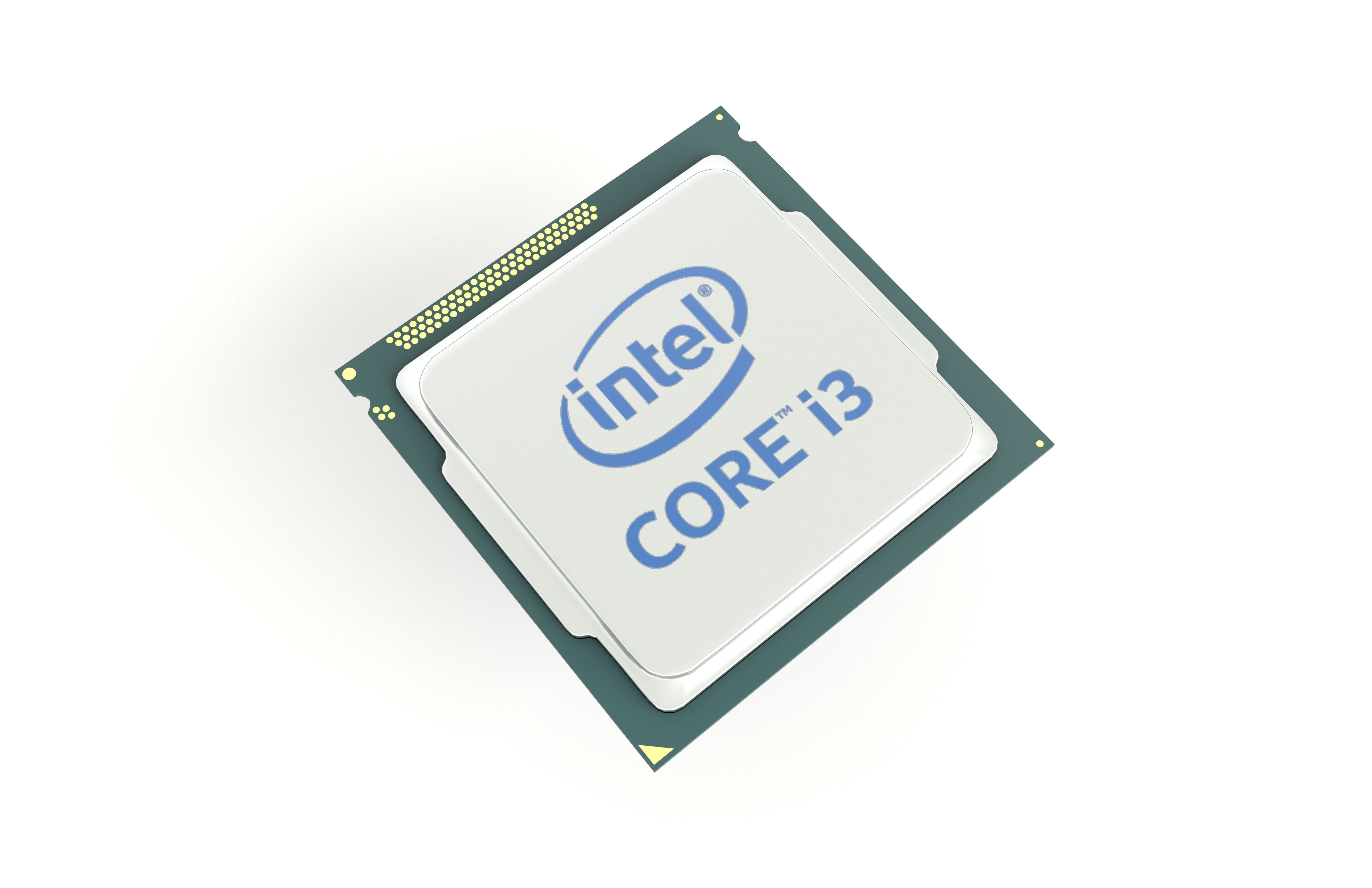 Intel CPU i3 v1 001 Low-poly 3D model_1