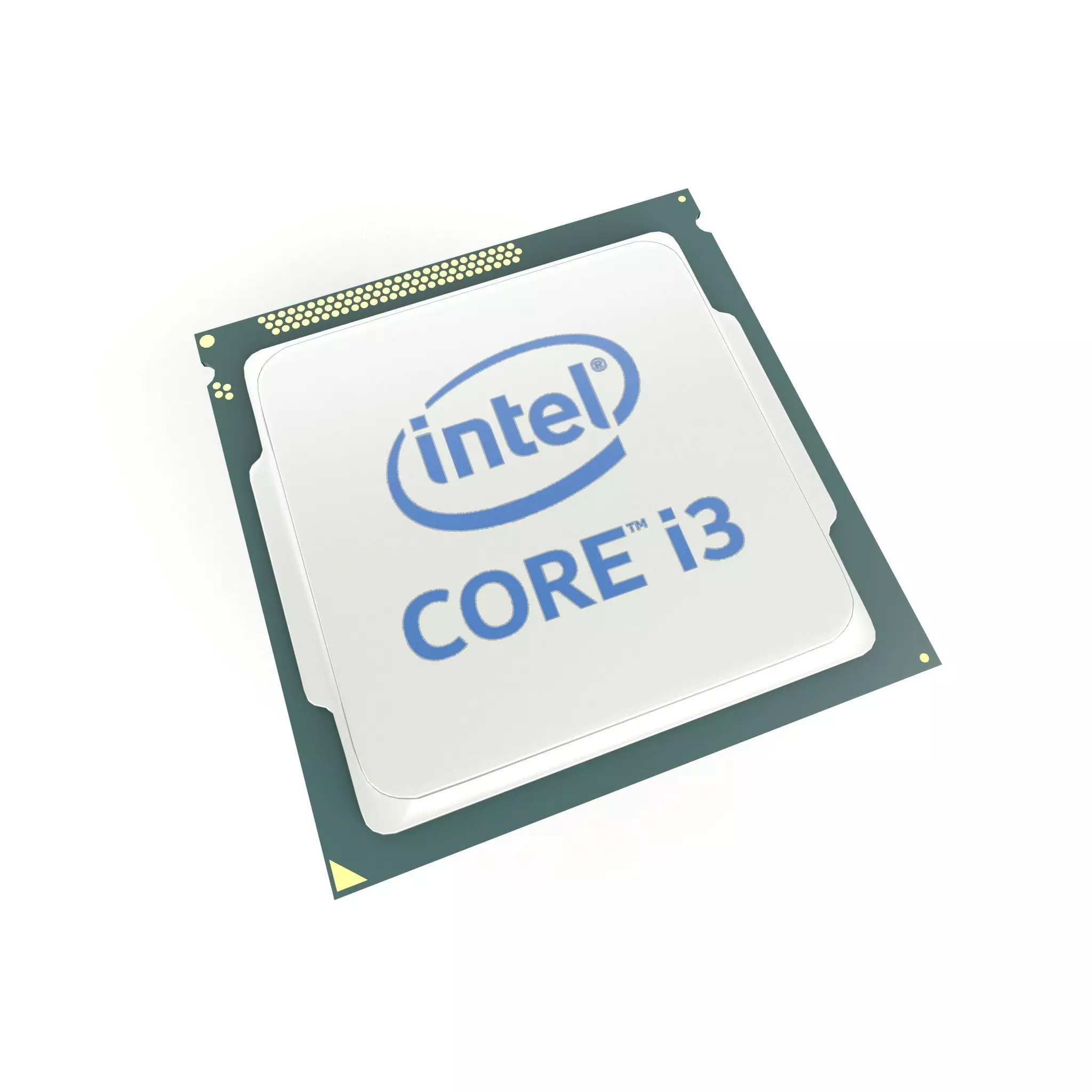 Intel CPU i3 v1 001 Low-poly 3D model_0