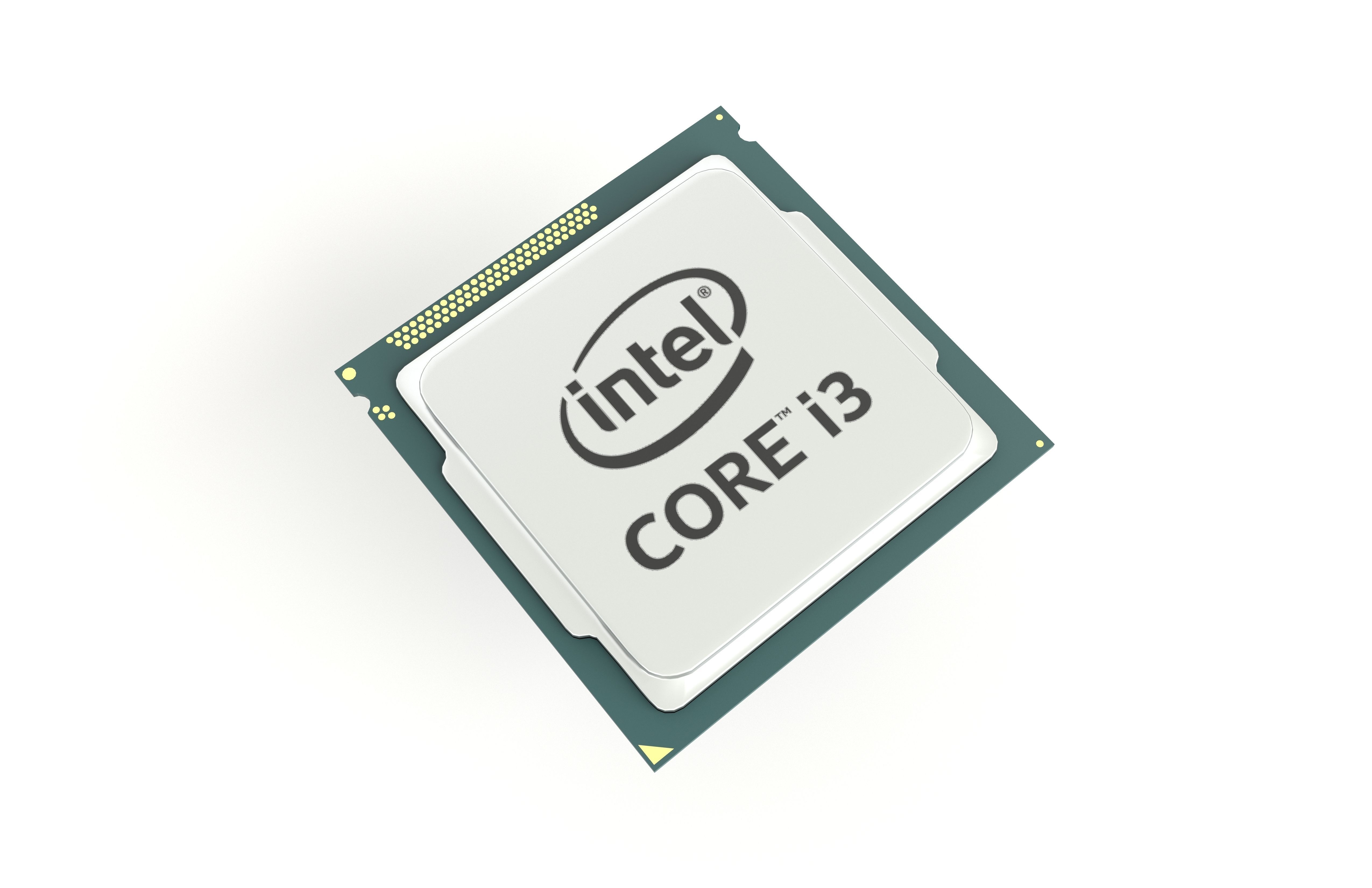 Intel CPU i3 v1 003 Low-poly 3D model_1