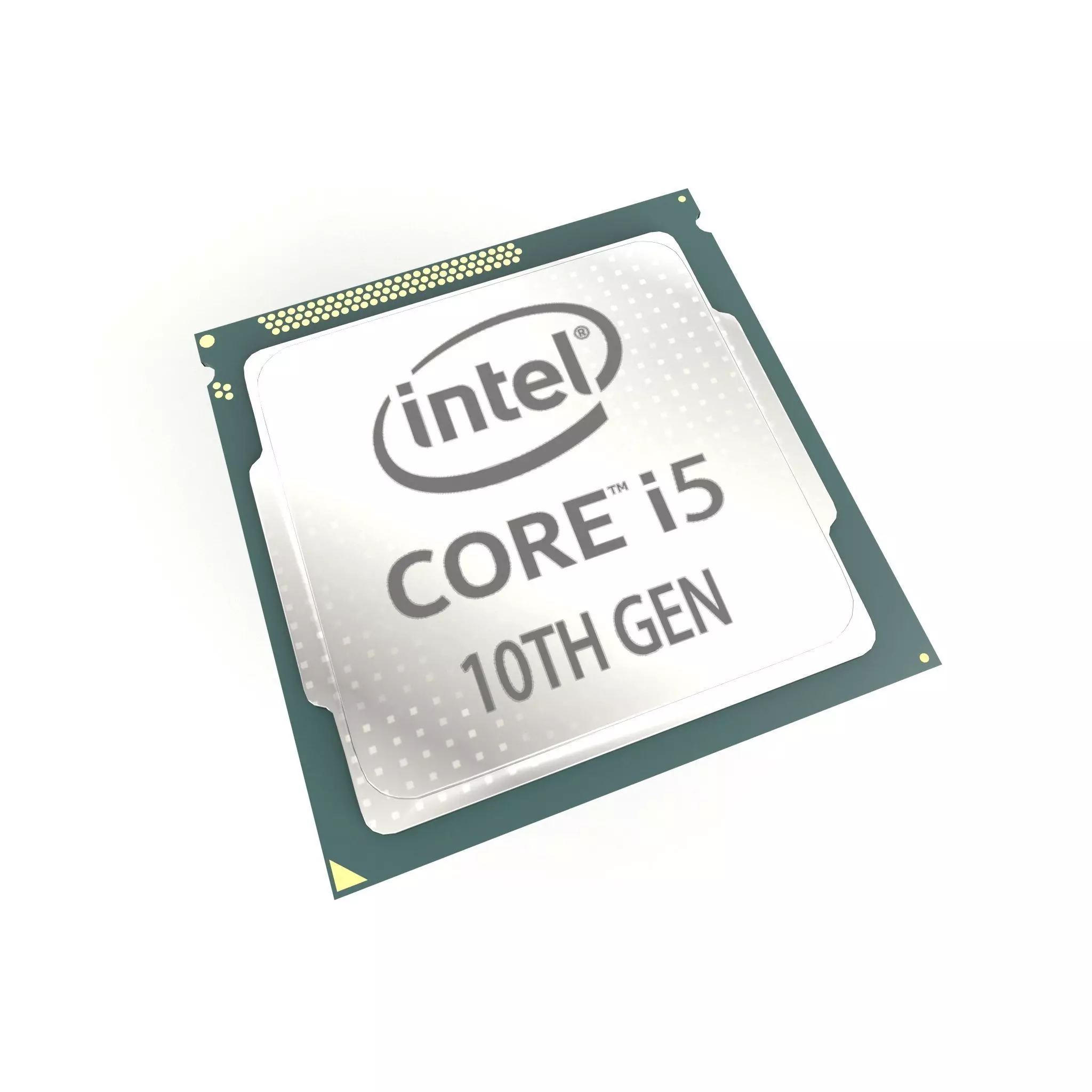 Intel CPU i5 10th Gen v1 001 Low-poly 3D model