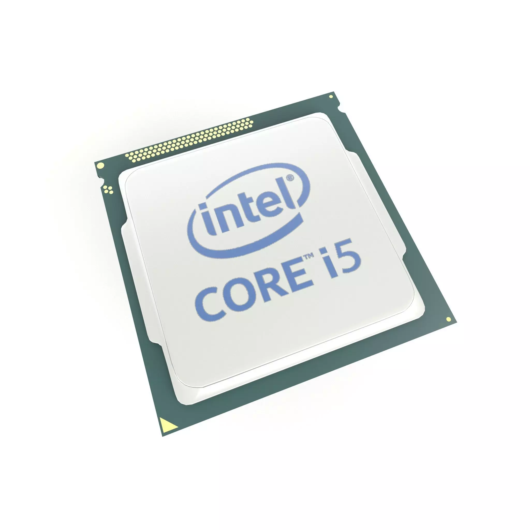 Intel CPU i5 v1 001 Low-poly 3D model