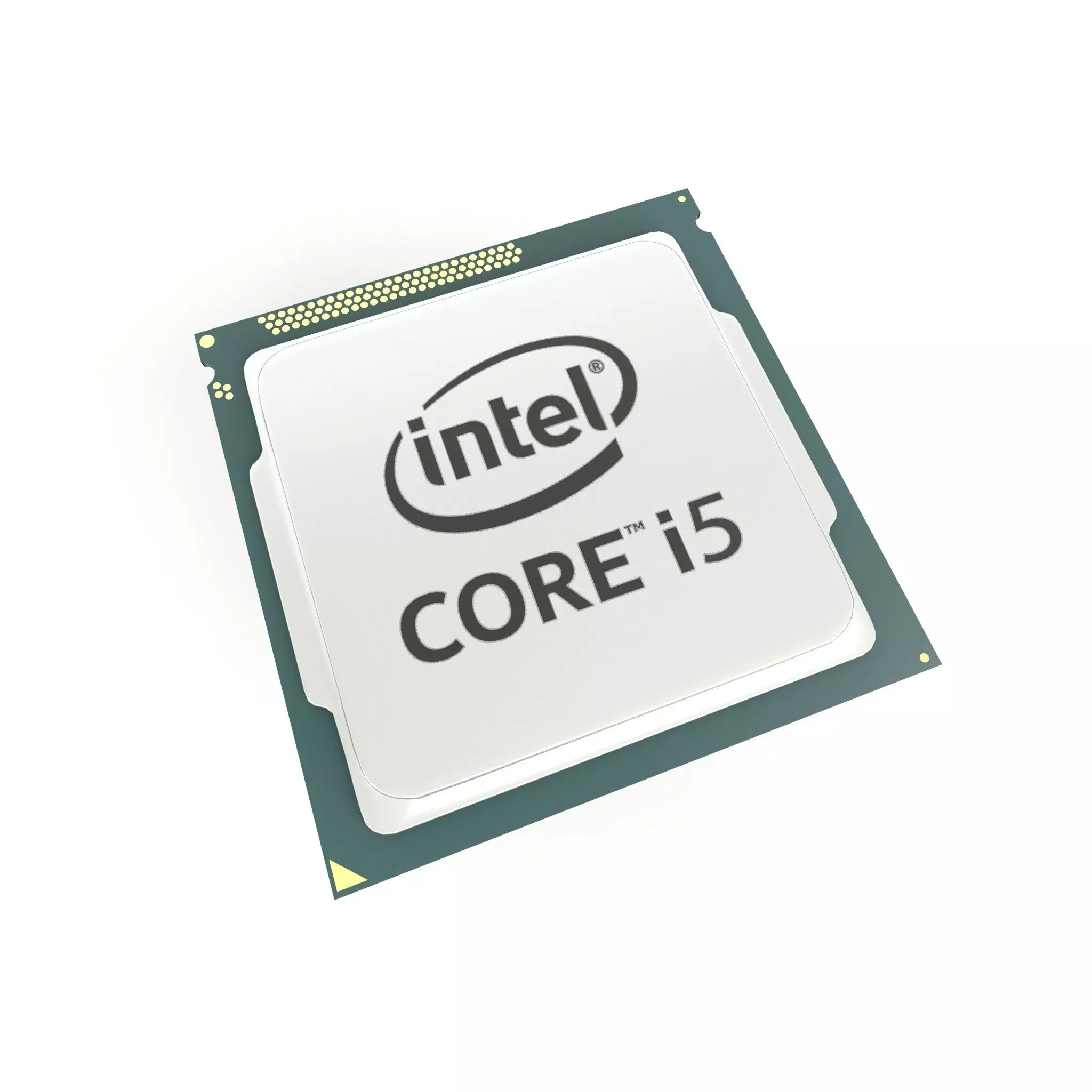 Intel CPU i5 v1 003 Low-poly 3D model_0