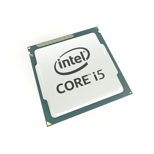 Intel CPU i5 v1 003 Low-poly 3D model