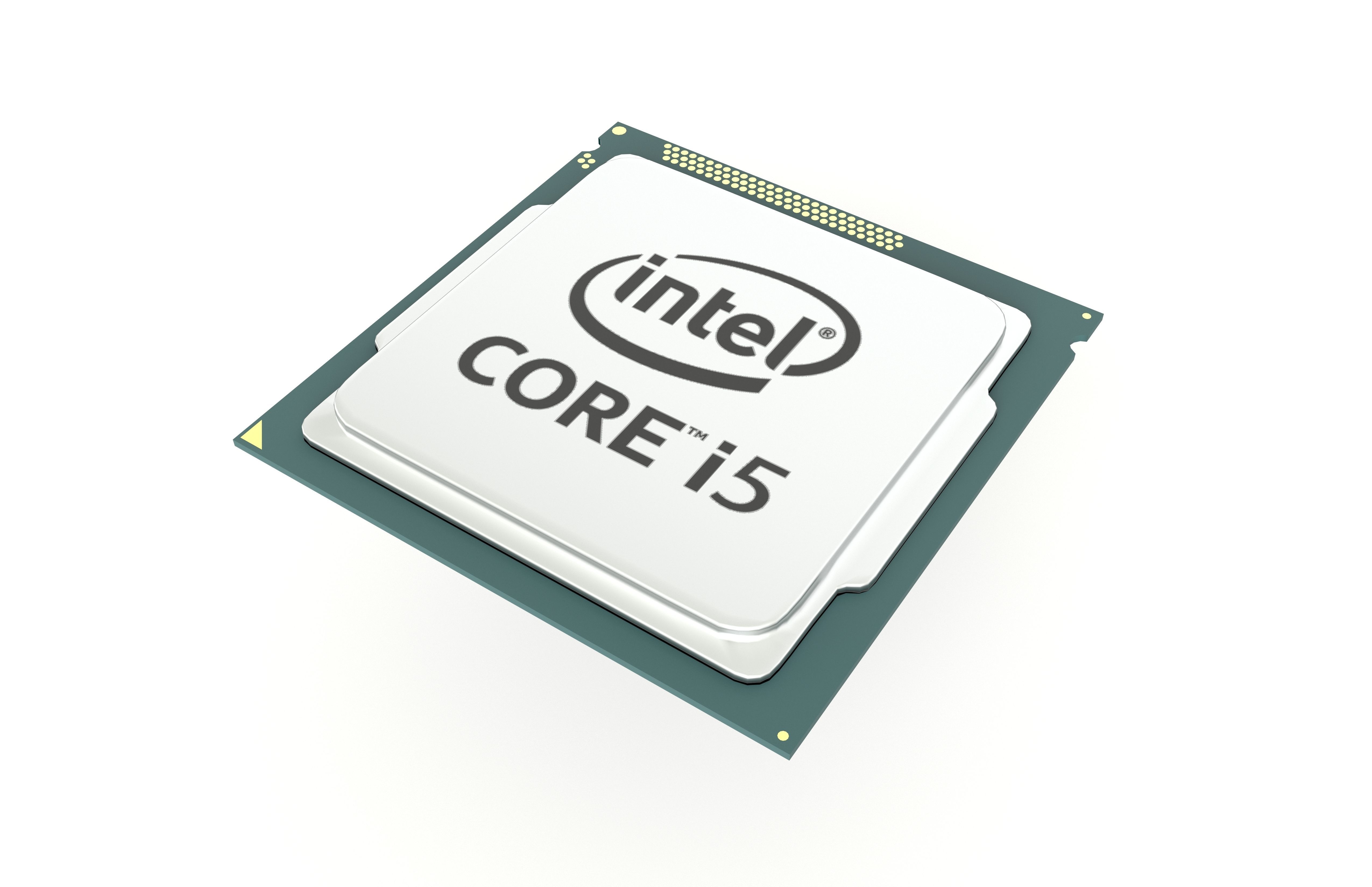 Intel CPU i5 v1 003 Low-poly 3D model_2