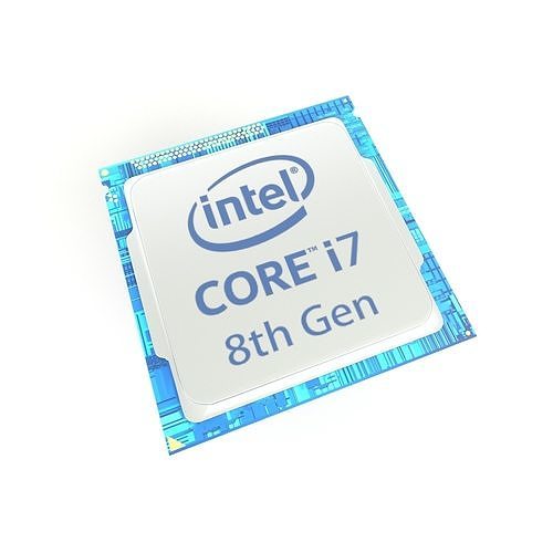 Intel CPU i7 8th Gen v1 001 Low-poly 3D model