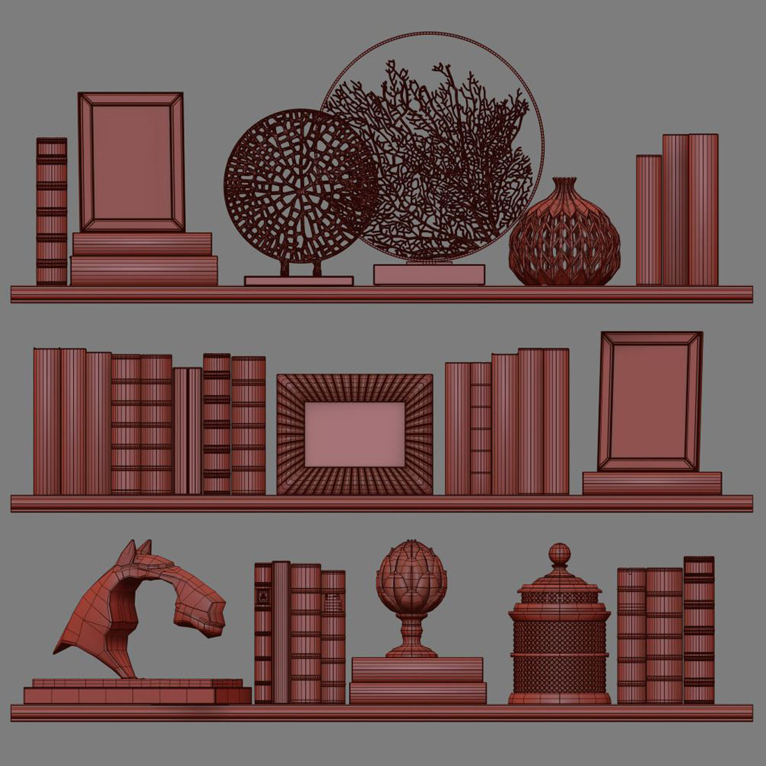 Decor Set 88 3D model_4