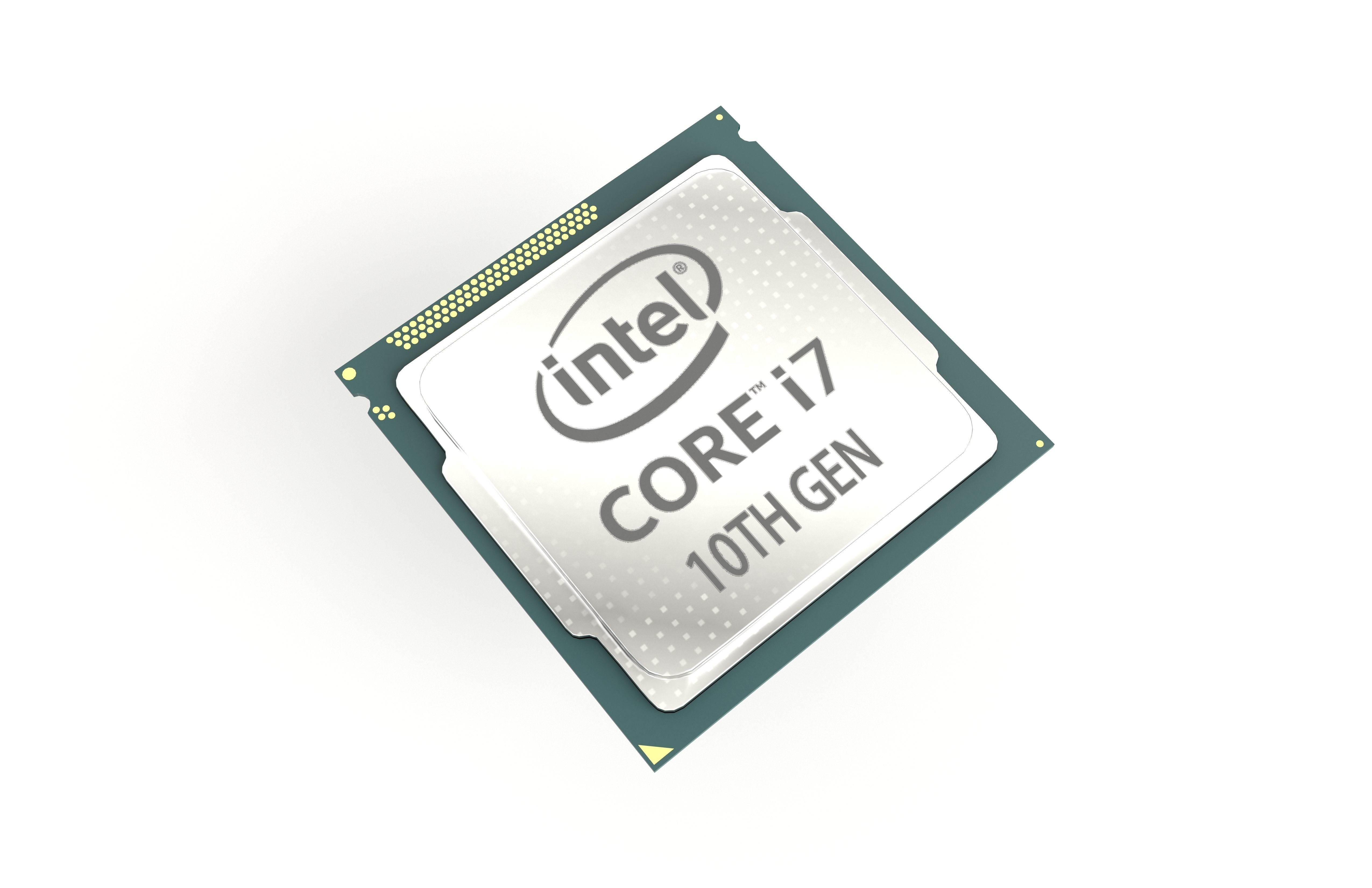 Intel CPU i7 10th Gen v1 001 Low-poly 3D model_1