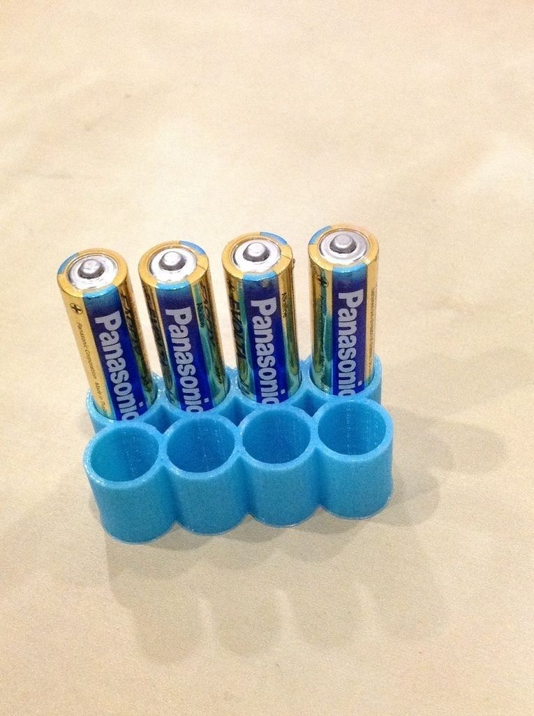 AAA Battery Holder Free 3D print model_3