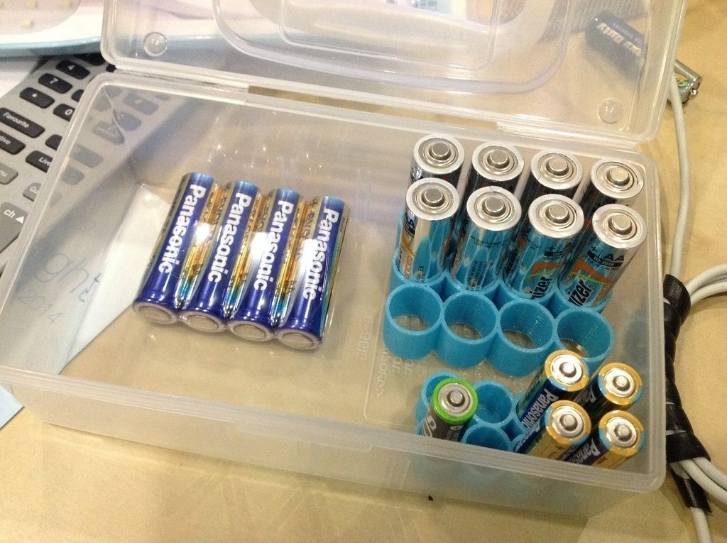 AAA Battery Holder Free 3D print model_5