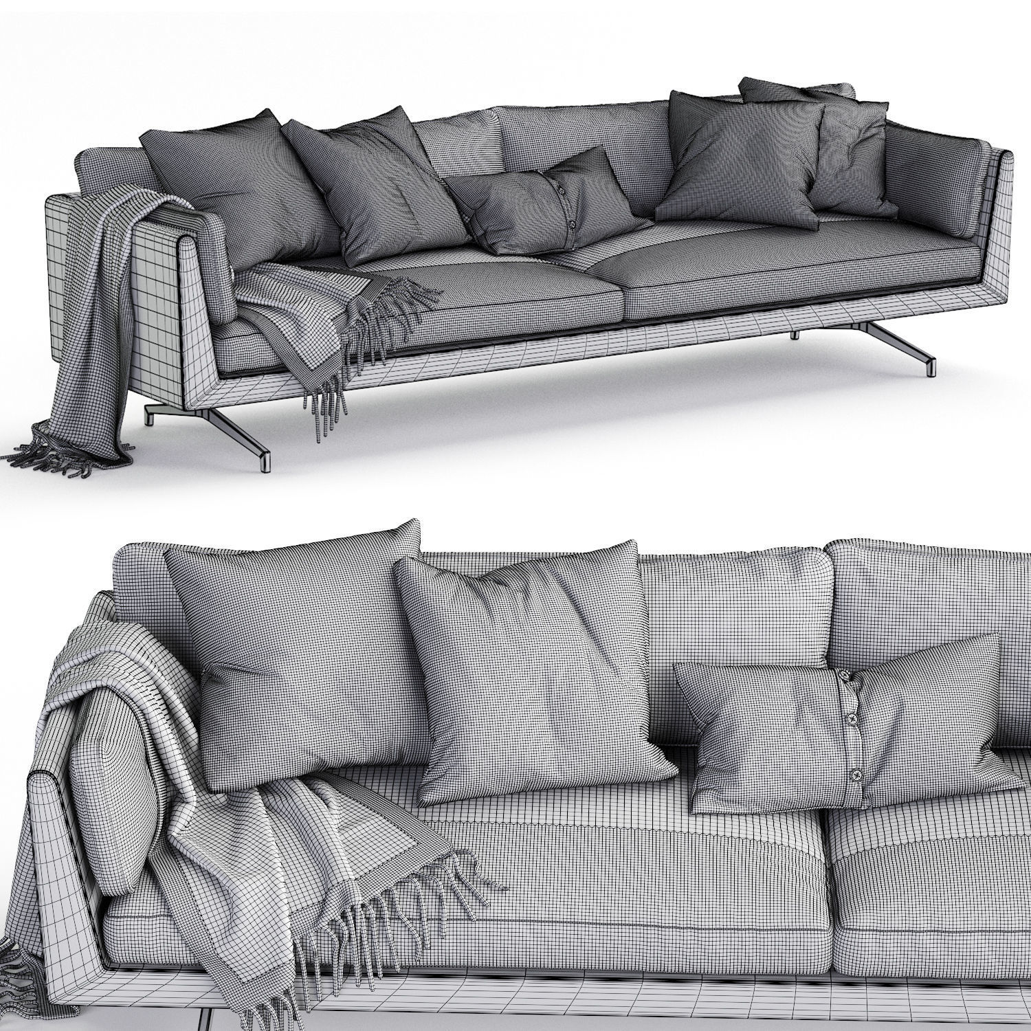 Indera sofa Fauve 3D model_2