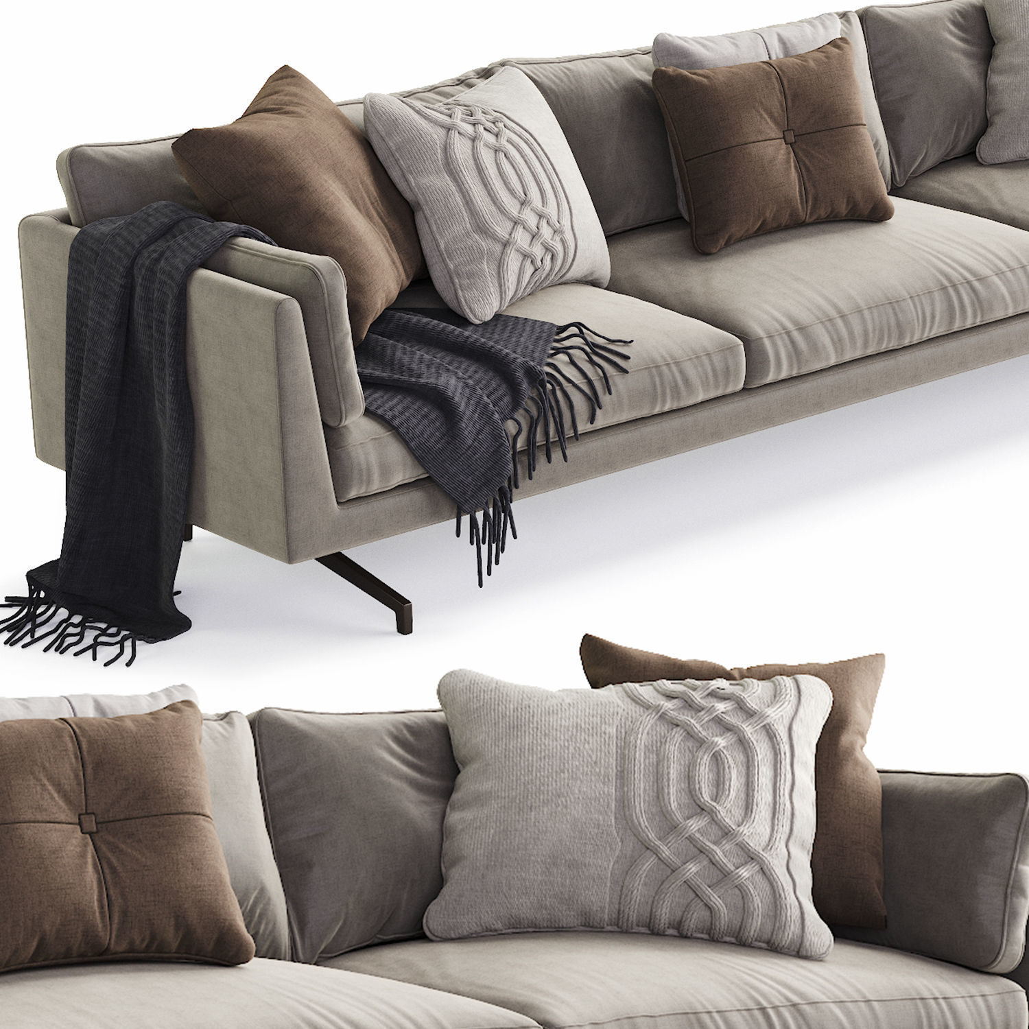 Indera sofa Fauve 3D model_1