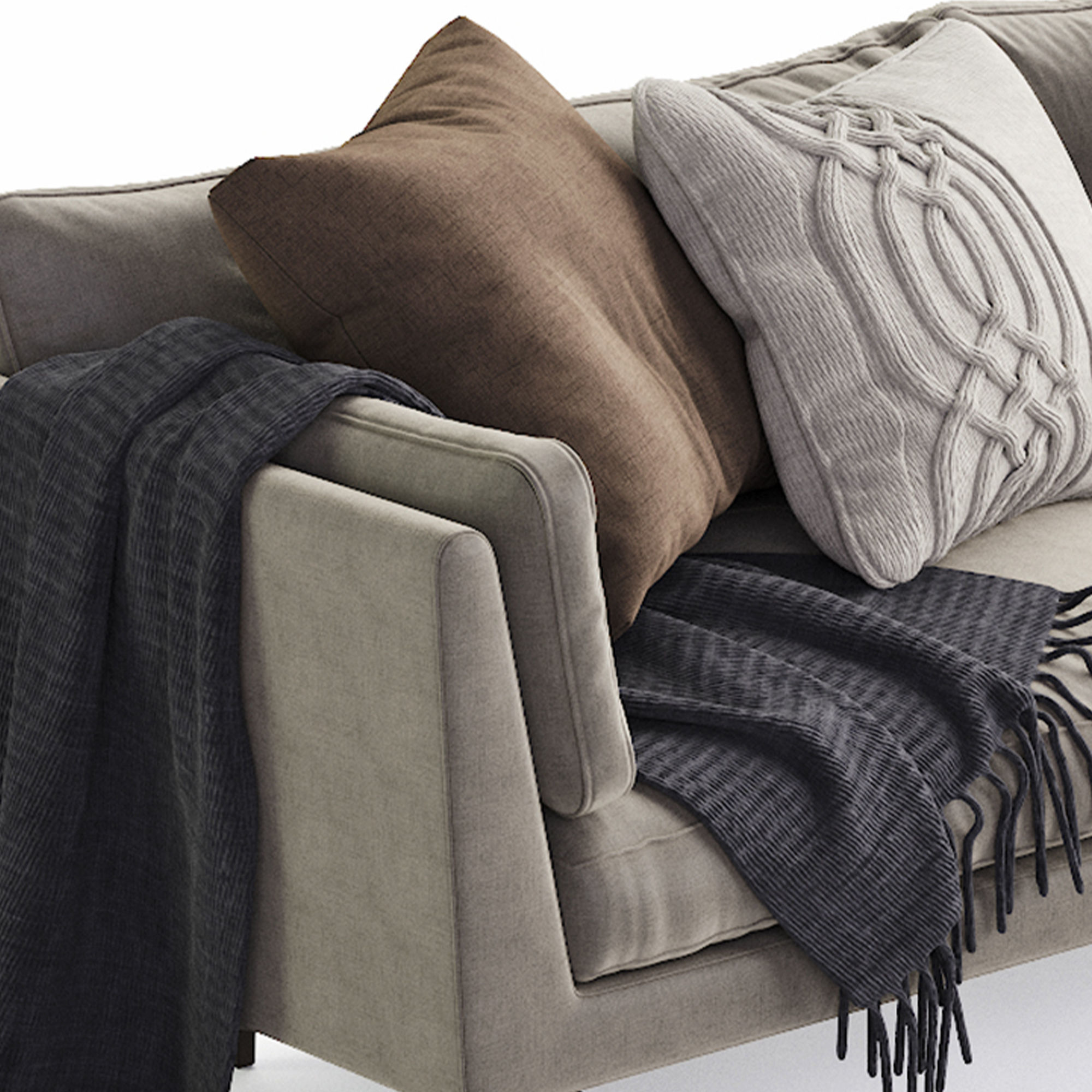 Indera sofa Fauve 3D model_3