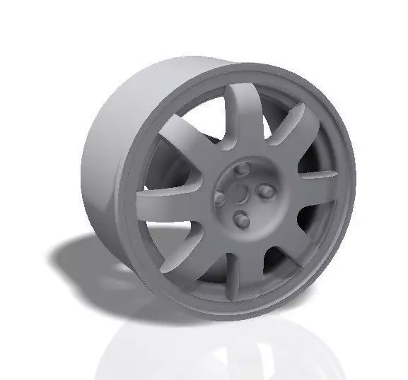 8 spokes rim - print model 3D print model_0