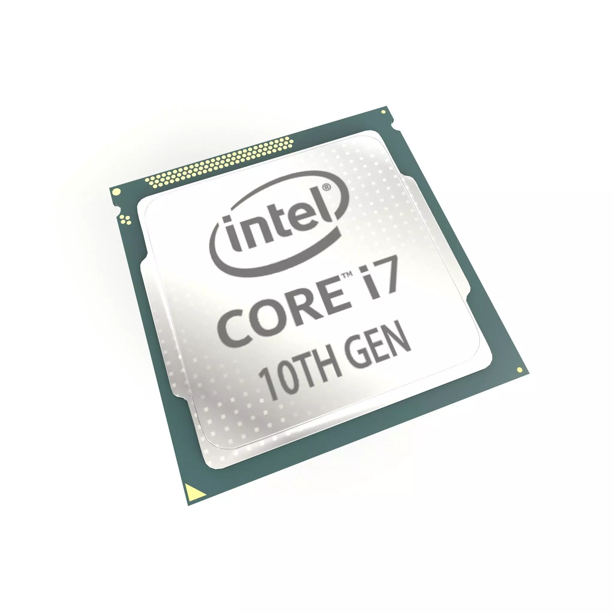 Intel CPU i7 10th Gen v1 001 Low-poly 3D model