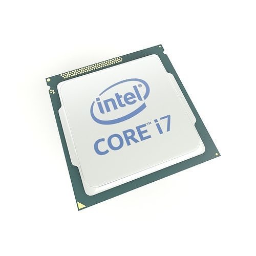 Intel CPU i7 v1 001 Low-poly 3D model